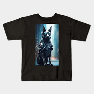 The Cyborg Dog Kids T-Shirt